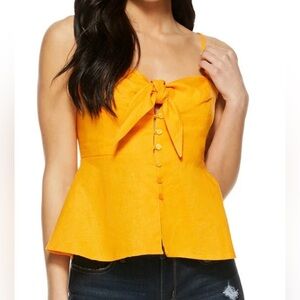 Sofia Jeans Vibrant Orange Top